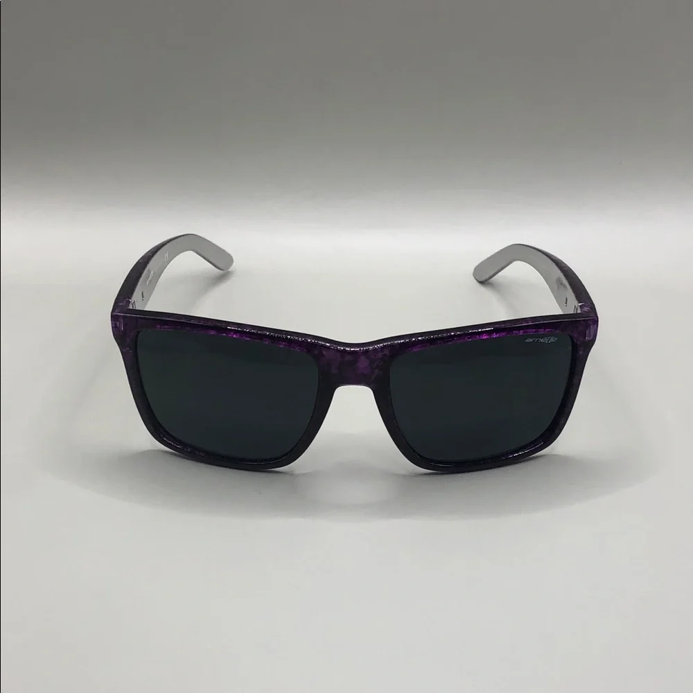 Arnette Witch Doctor Square Sunglasses UNISEX Purple w Case Italy